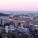 織姫公園から見える足利市内