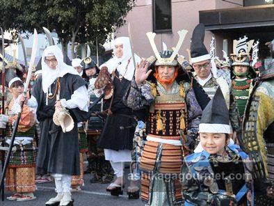 2013 足利市 節分鎧年越　鎧行列 その１ 織姫公民館から足利学校まで