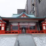 香雲堂本店の隣りにある織姫神社のオルゴール