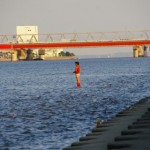 6月10日の日の出　渓流あゆ解禁