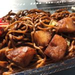 大日茶屋のポテト入り焼きそば１