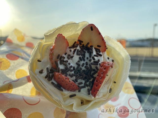 【足利】”クレープ フラワー” クレープとやきそばのお店 西幸楽荘グランド前 ★★★+